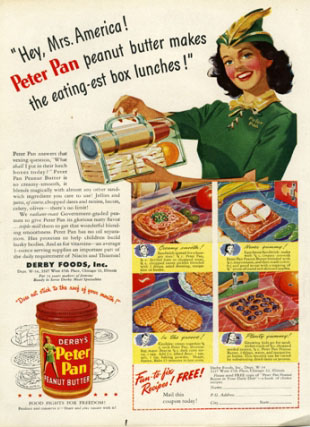 Vintage Peter Pan Peanut Butter Ad